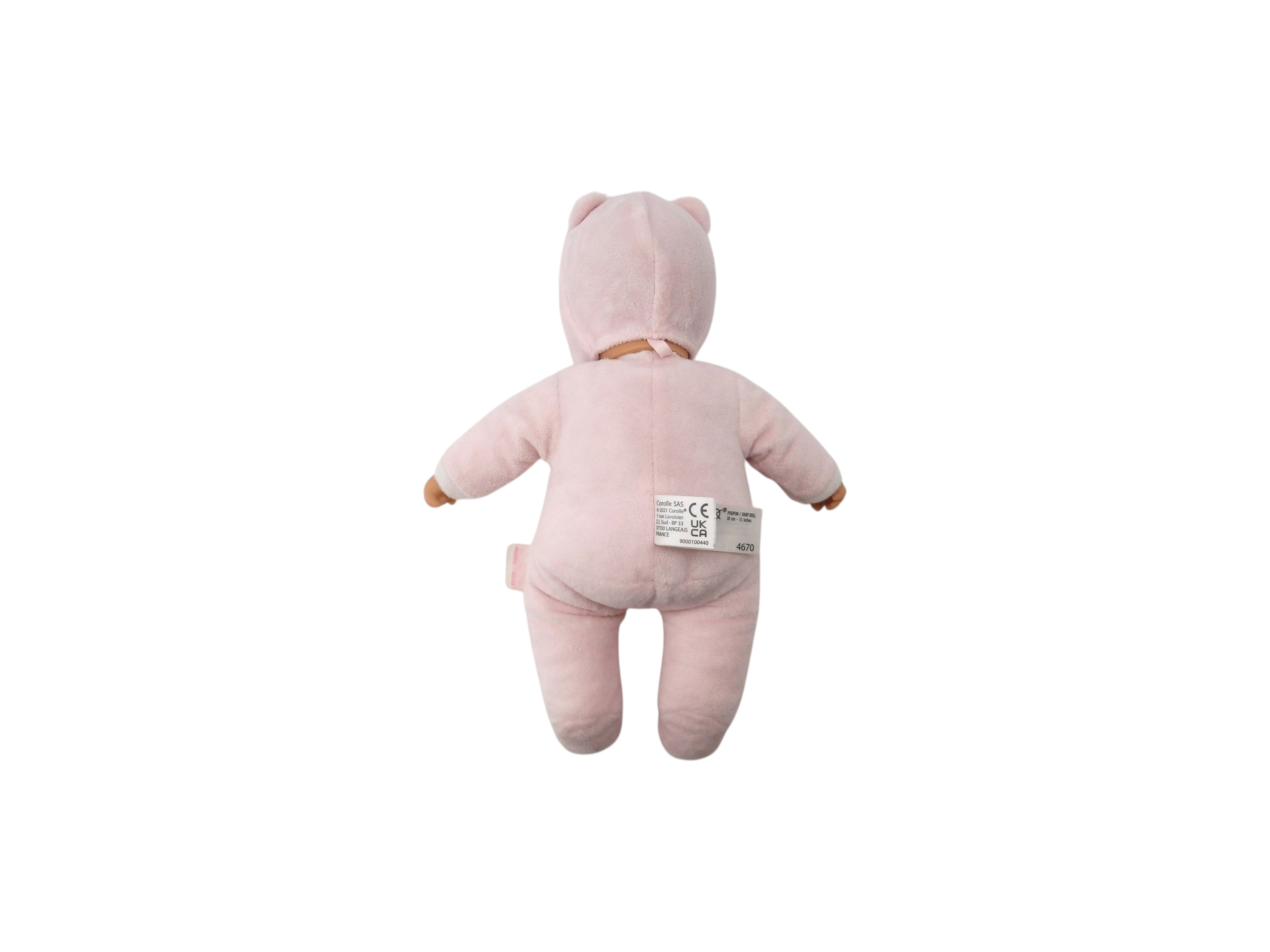 Poupée - Pti'Coeur Ours - Rose  - Vue 3 - 